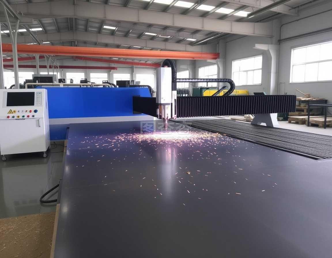 激光板金屬切割機(jī)切割工作